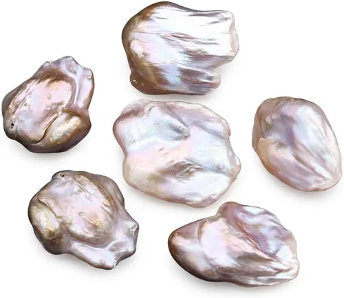 Miniatura 8 de LE SKY 2 unids perlas barrocas sin agujero natural cultivado agua dulce irregular perla perla original para la fabricación de joyas