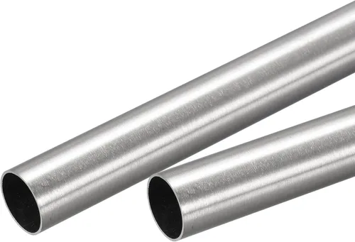 Miniatura 44 de uxcell Tubo de acero inoxidable 304, diámetro exterior de 18 mm x 2 mm de grosor de pared, longitud de 300 mm de tubería metálica para maquinaria