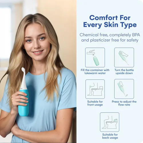 Miniatura 5 de La ducha de trasero HAPPYPO original - Bidé portátil para viajes - Conocido del programa alemán Shark Tank - El Easy-Bidet 2.0 reemplaza
