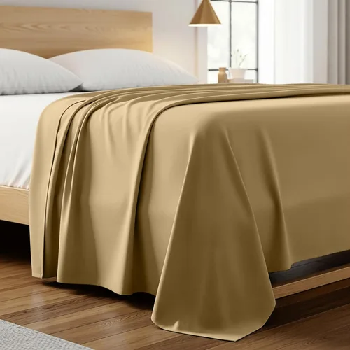 Miniatura 24 de Mellanni Sábana plana tamaño California King – Ropa de cama de la Colección Icónica – Lujo de hotel, extra suave, refrescante, resistente a las 1455