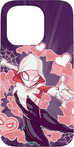 Miniatura 14 de Marvel Spider-Man Into The Spider-Verse Gwen Stacy Hearts - Carcasa para iPhone 17