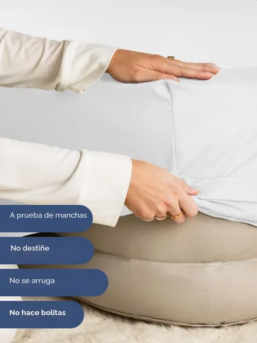 Miniatura 4 de Sábana bajera extra profunda tamaño King – Sábana bajera individual de lujo hotelero solamente – Se adapta fácilmente a colchones de 18 a 24
