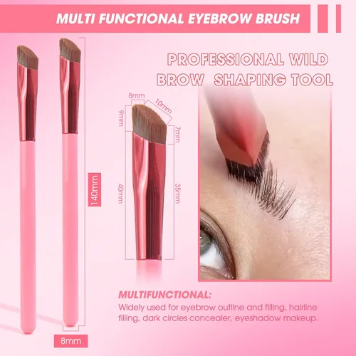 Miniatura 2 de 2 brochas multifunción para cejas que hacen que el cabello se parezca a trazos en absoluto, cepillo de contorno de cejas corrector de cejas