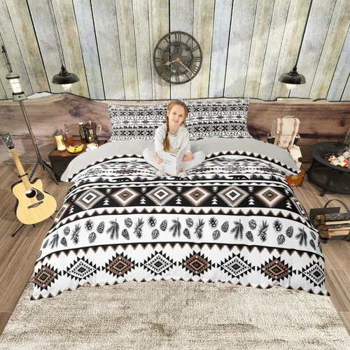Miniatura 7 de Funda de edredón con estampado de extraterrestre, juego de ropa de cama de nave espacial para niños y niñas, decoración de habitación