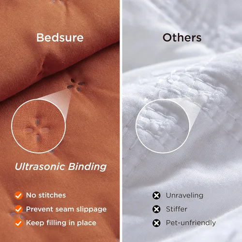 Miniatura 5 de Bedsure Colchas Bohemias Tamaño Queen - Colcha Queen Ultra Suave Ropa de Cama para Decoración de Dormitorio Bohemio, Edredón Ligero para Todas