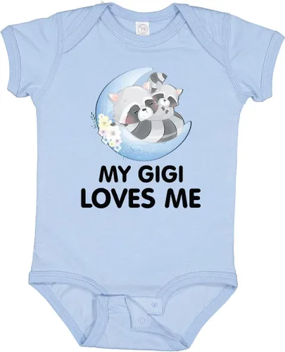 Miniatura 4 de inktastic Body de bebé Raccoon My Gigi Loves Me