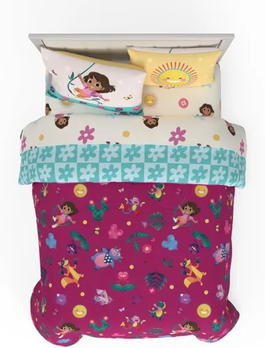 Miniatura 70 de Franco - Juego de ropa de cama para niños, edredón y sábanas supersuaves con funda de almohada, 5 piezas, tamaño individual, Jurassic World, 6A1348