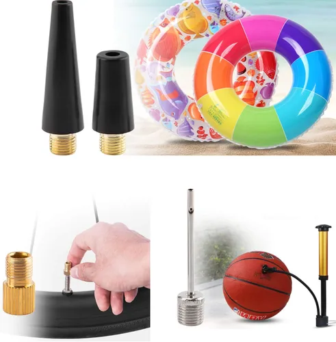 Miniatura 5 de SAVITA Ball Pump Inflation Needle Set Tire for Inflatables Air Nozzle Pump Adapter Adaptor for Inflator Toys, Sport Balls, Basketball, Balloons and