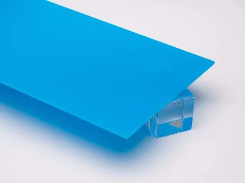 Miniatura 2 de Hoja de plexiglás acrílico de 1/8 pulgadas (0.118 in) sólido azul bebé océano azul claro 12x24 pulgadas fundido 0.118 pulgadas de grosor #2648 AZM