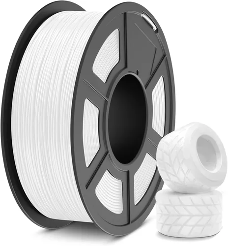 Miniatura 16 de SUNLU TPU - Filamento para impresora 3D de 1.75mm, filamento TPU de alta velocidad 95A, filamento 3D flexible de 1KG para impresión rápida, 35.27 oz