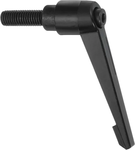 Miniatura 38 de uxcell Perillas ajustables M5 x 0.472 in, mango de rosca macho, botón de trinquete de liberación rápida, perno giratorio para maquinaria de torno