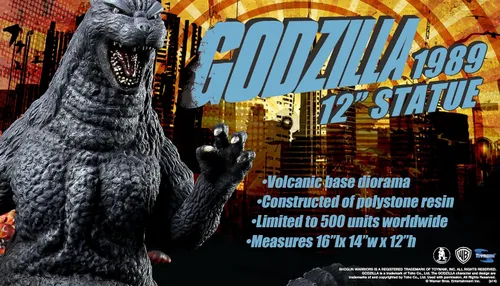 Miniatura 3 de Toynami 10660 Godzilla 1989 Edición Limitada Estatua coleccionable de resina Polystone