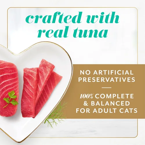 Miniatura 4 de Fancy Feast Gems Pate - Mousse de comida para gatos con atún y un halo de salsa sabrosa para gatos, paquete de 8, cajas de 4 onzas