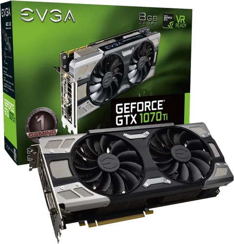 Miniatura 10 de Tarjeta gráfica EVGA GeForce GTX 1070 Ti Gaming 8 GB GDDR5 OCX escáner OC LED blanco, compatible con DX12OSD (PXOC) (08G-P4-5670-KR)