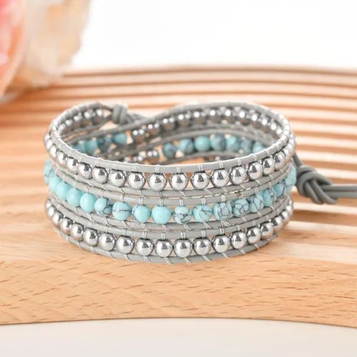 Miniatura 2 de YGLINE - Impresionante colección de pulseras de cuero hechas a mano