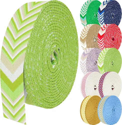 Miniatura 64 de 1.5 pulgadas Correa de nailon con patrón, correas de cinturón de nailon, correas para bolso, correas para mochila, cinturón de nailon