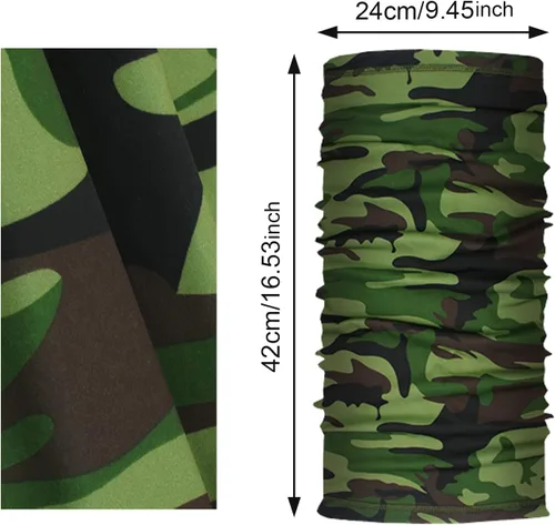 Miniatura 5 de Paquete de 4 polainas refrescantes para el cuello, bufanda de verano, protección contra rayos UV, pasamontañas para hombres y mujeres, pesca