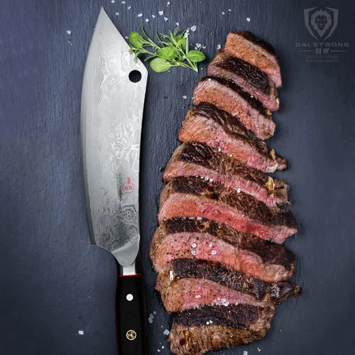 Miniatura 8 de DALSTRONG Cuchillo de chef híbrido y cuchillo de chef de 8 pulgadas, serie Shogun ELITE, The 'Crixus', cuchillo de cocina japonés AUS-10V Super