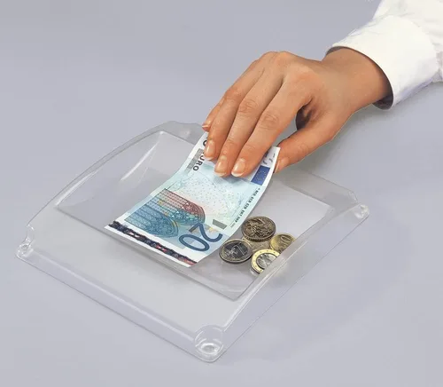 Miniatura 3 de Sigel ZB141 Bandeja de dinero estándar, transparente, 7.09 x 7.48 x 1.18 pulgadas