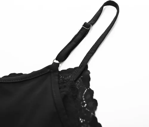 Miniatura 4 de Kate Kasin Camiseta sin mangas con tirantes delgados ajustables para mujer