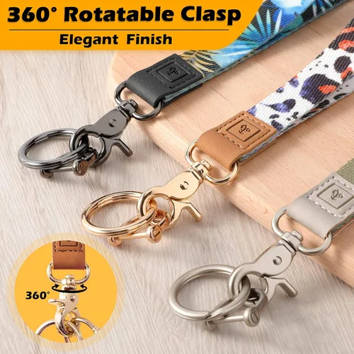 Miniatura 4 de Llavero de mano con correa para muñeca, pulsera con llavero de automóvil, Lotus