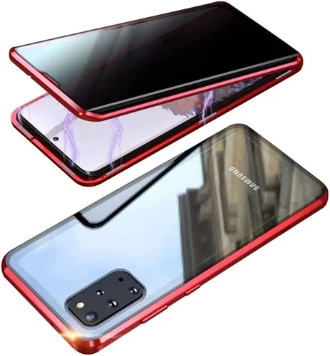 Miniatura 8 de Funda antiespía para Samsung Galaxy S22/S22 Plus/S22 Ultra con protector de lente de cámara de privacidad con hebilla de doble cara, cierre de Plata