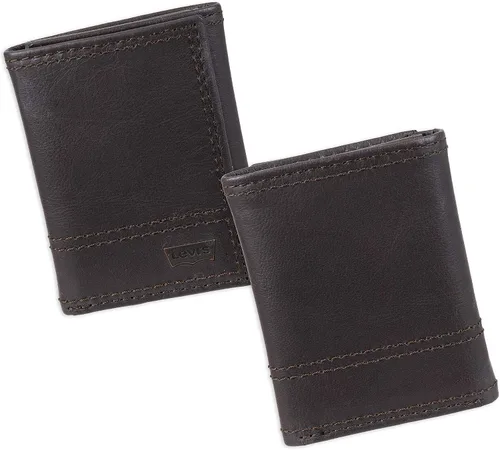 Miniatura 2 de Levis Mens Trifold Wallet-Sleek and Slim Includes Id Window and Credit Card Holder