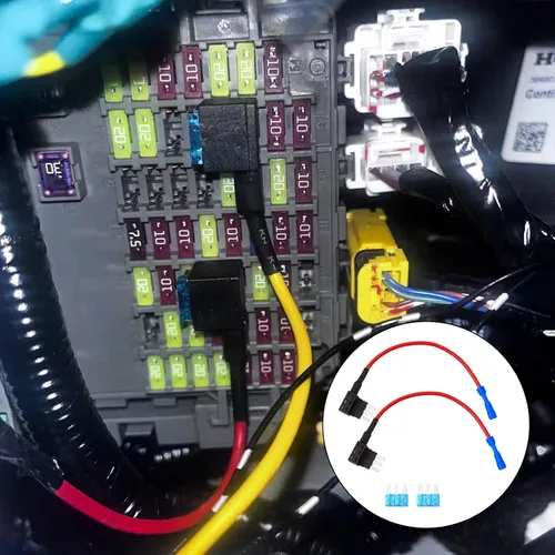Miniatura 5 de Grifo de fusible micro 3, adaptadores para agregar un circuito, portafusibles de 12 V estilo hoja expansible para luces subterráneas, LED interiores