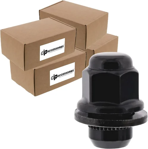 Miniatura 16 de DPAccessories Tuercas negras Reemplazo compatible para Toyota-Lexus 90084-94001, 90942-A1009, 90942-01033 Ruedas de fábrica/OEM Paquete de 4