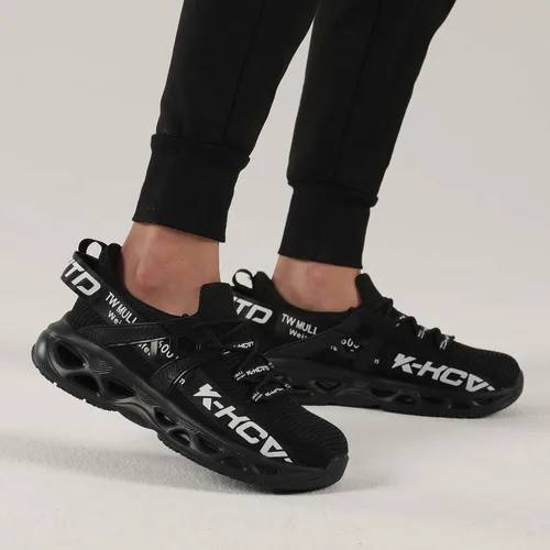 Miniatura 6 de KCVTD Zapatos de punta de acero para hombres, zapatos de trabajo de seguridad para mujer, zapatos de acero indestructibles, a prueba de pinchazos