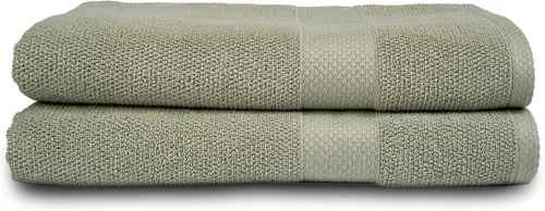 MAURA Juego de toallas de baño de alta calidad, 100 % algodón, de 35 x 70 pulgadas, ultra absorbentes, de secado rápido, suaves, para baño, toallas