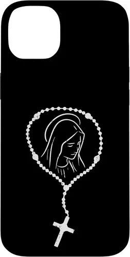 Miniatura 14 de iPhone 11 Rosario Virgen María Dios Jesús Fe religioso católico estuche de regalo