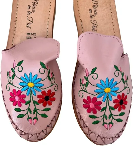 Miniatura 3 de Mexico en la Piel Sandalias de cuero para mujer hechas a mano.