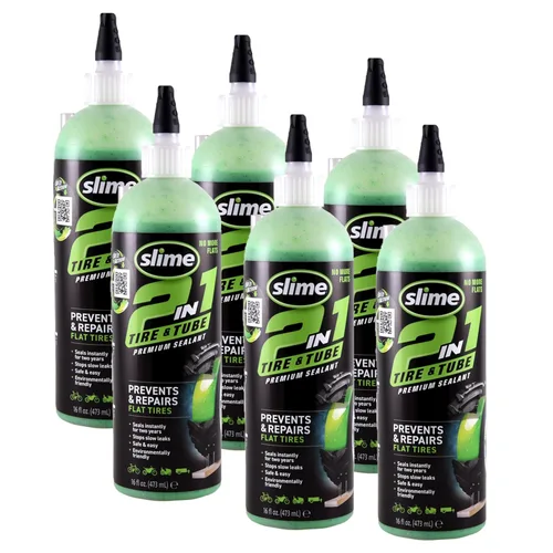 Miniatura 9 de Slime 10207 Sellador de reparación de pinchazos 2 en 1 para neumáticos y tubos, 2 en 1, premium, prevención y reparación, adecuado para todos