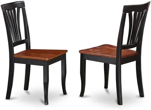 Miniatura 4 de East West Furniture NDAV3-BCH-W - Juego de comedor de 3 piezas que contiene una mesa de comedor rectangular con gotas y 2 sillas de cocina, 30 x 48