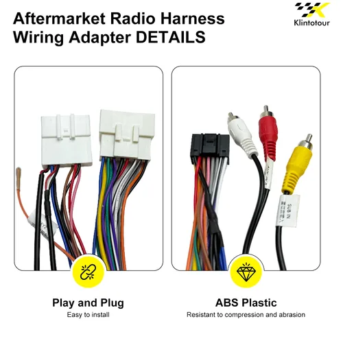 Miniatura 6 de Aftermarket - Adaptador de cableado de radio compatible con Subaru Forester 2008-2011, arnés estéreo de coche Android de 16 pines con audio