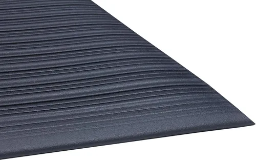 Miniatura 2 de Guardian Air Step - Tapete antifatiga para piso, vinilo, 2 x 3 pies, negro, reduce la fatiga y las molestias, se puede cortar fácilmente
