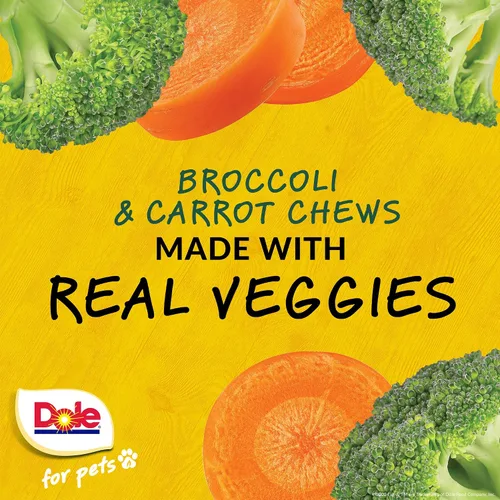 Miniatura 2 de Dole para Mascotas Masticables para Perros Recién Traídos, Golosinas para Perros Surtidas Sabor Plátano y Calabaza, 7oz Con Sabor de Verduras