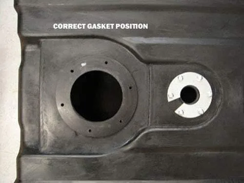 Miniatura 5 de Tanque de combustible de plástico trasero de 40 galones compatible con Ford F350 F450 F550 SD 2000 2001 2002 2003 2004 2005 2006 2007 2008 2009 2010