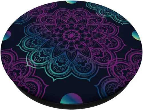 Miniatura 2 de Mandala Art Meditación Geométrica Mindfulness Peace Seeker PopSockets Estándar PopGrip