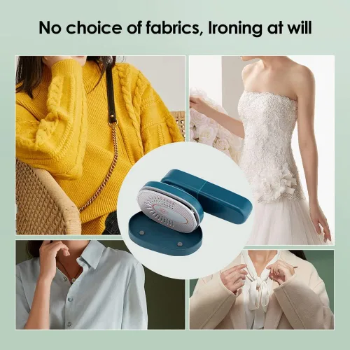 Miniatura 7 de Vaporizador de ropa de vapor de mano portátil para viajes en casa para planchar ropa planchado húmedo seco caliente máquina de planchar plegado mini