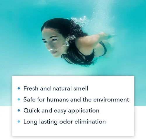 Miniatura 5 de Eliminador de olores de piscina y spa (1 cuarto de galón) Botánicos naturales neutralizan olores en piscinas y jacuzzis interiores y exteriores