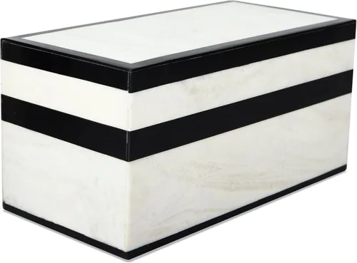 Miniatura 65 de Handicrafts Home Caja de recuerdo decorativa de 8 x 5 – Pequeña caja organizadora con tapa, almacenamiento decorativo Boho, caja de memoria retro