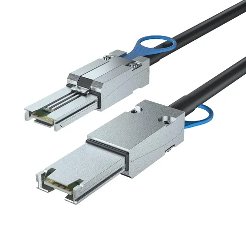 Miniatura 3 de ipolex Cable híbrido externo Mini SAS HD SFF-8088 a SFF-8088 para servidor, tarjeta Raid y controlador PCI Express, 1.6 ft