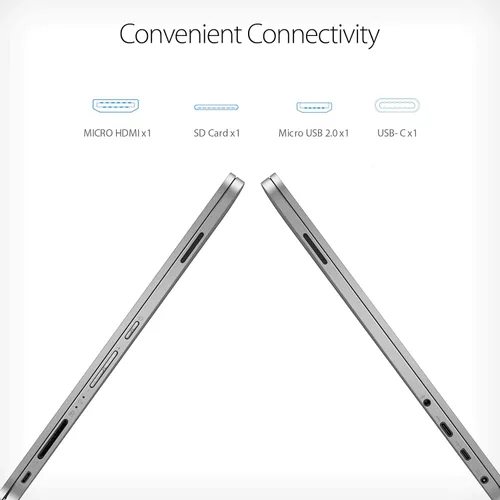 Miniatura 3 de ASUS VivoBook Flip 14 - Portátil 2 en 1 delgado y ligero, pantalla táctil HD de 14 pulgadas, procesador Intel Celeron N4020, memoria DDR4 de 4 GB