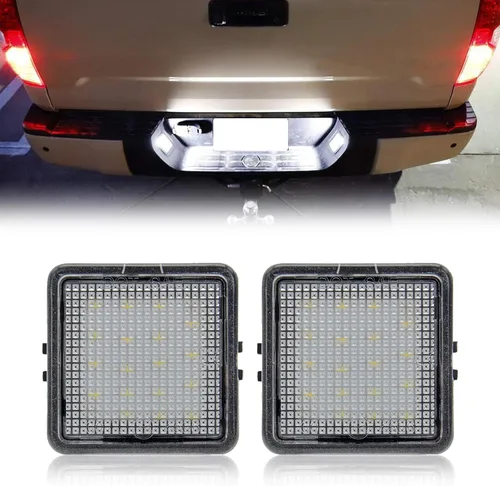 Miniatura 11 de R&F Auto 12-SMD - Luz de matrícula LED de repuesto para Tacoma 1995-2004, lámpara de tubo de neón OLED roja, sin errores, xenón blanco puro