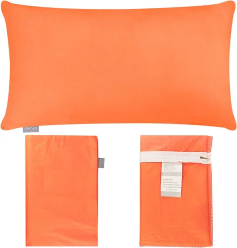 Miniatura 9 de Paquete de 8 fundas de almohada decorativas 100% de algodón, cómodas y sólidas, para Navidad, Halloween, sofá