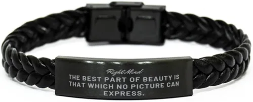 Pulsera Best Part of Beauty, para mujeres, hijas, amigos | Mentalidad de belleza, citas de belleza, autoestima de elevación, confianza en tu