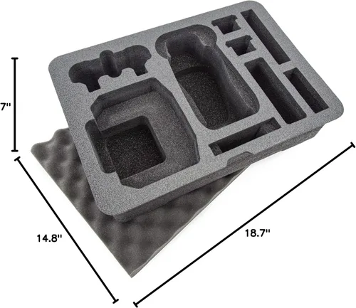 Miniatura 4 de Nanuk Funda rígida impermeable 925 con inserto de espuma para DJI Mavic 3 y Mavic 3 Classic - Fly More/Cine Premium Combo - Negro