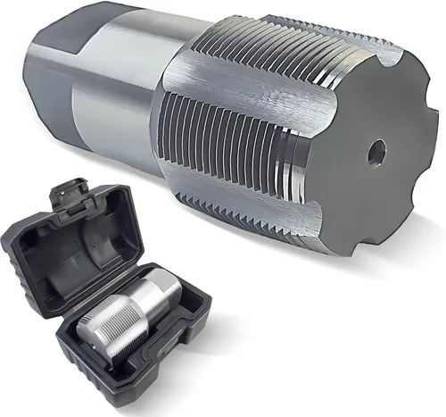 Miniatura 8 de DKIBBITH Grifo de tubo NPT de 2,54 cm de acero al carbono herramienta manual de rosca para diversos fontaneros, mecánicos, bricolaje herramientas